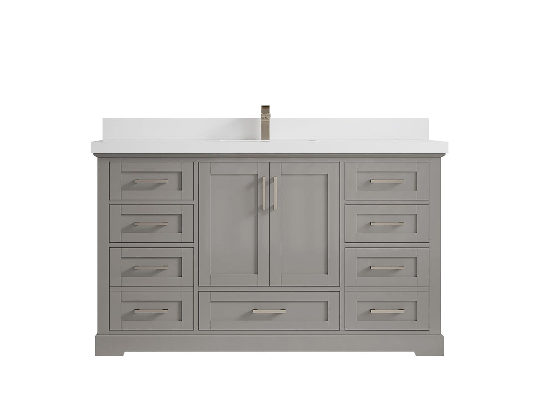 Boston 60 in. W x 22 in. D Single Sink Bathroom Vanity - Willow Bath and Vanity