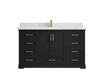 Boston 60 in. W x 22 in. D Single Sink Bathroom Vanity - Willow Bath and Vanity