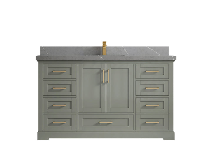 Boston 60 in. W x 22 in. D Single Sink Bathroom Vanity - photo 32