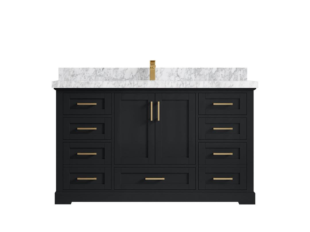 Boston 60 in. W x 22 in. D Single Sink Bathroom Vanity - Willow Bath and Vanity