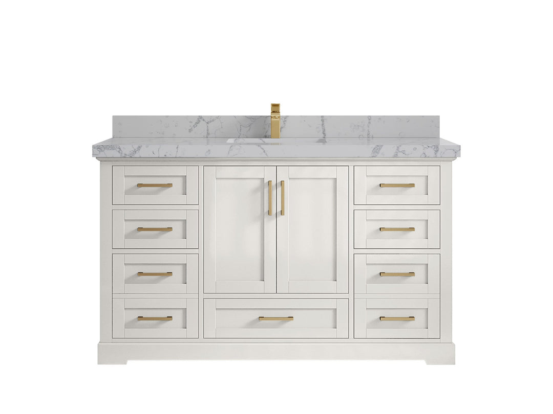 Boston 60 in. W x 22 in. D Single Sink Bathroom Vanity - Willow Bath and Vanity
