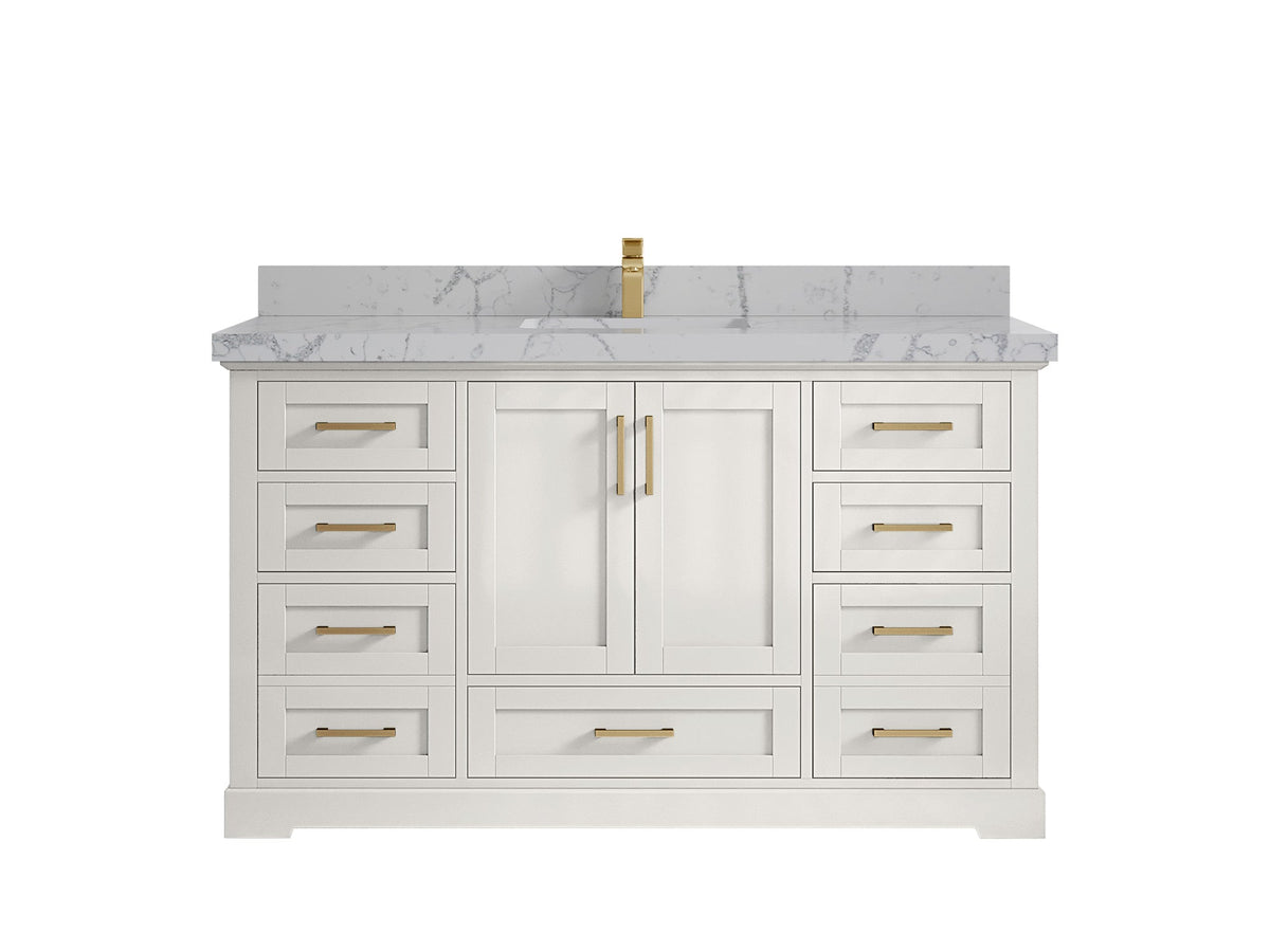 Boston 60 in. W x 22 in. D Single Sink Bathroom Vanity - Willow Bath and Vanity