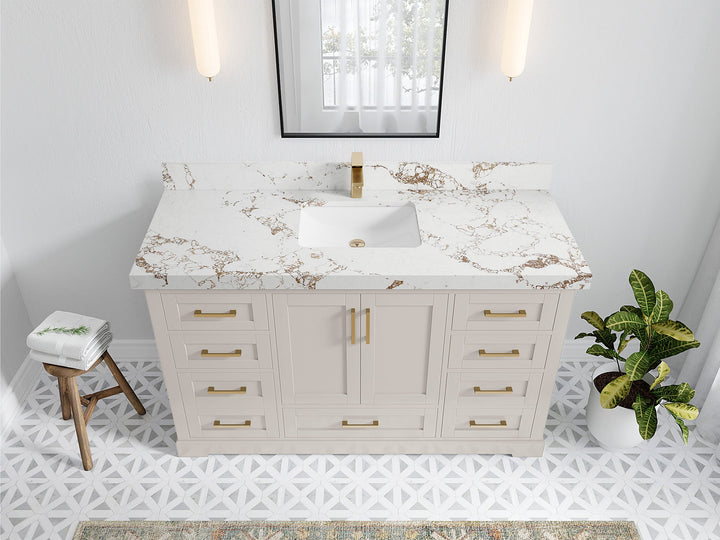 Boston 60 in. W x 22 in. D Single Sink Bathroom Vanity - photo 36