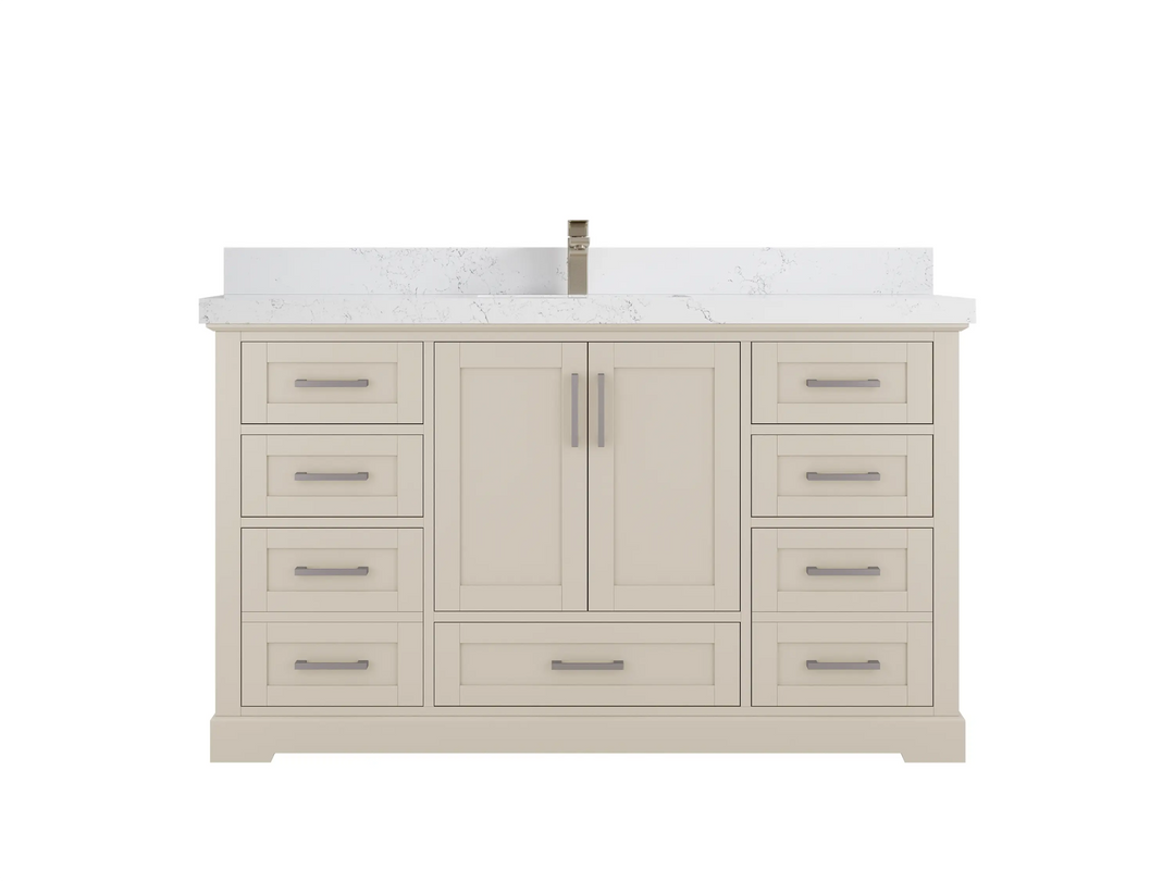 Boston 60 in. W x 22 in. D Single Sink Bathroom Vanity - Willow Bath and Vanity