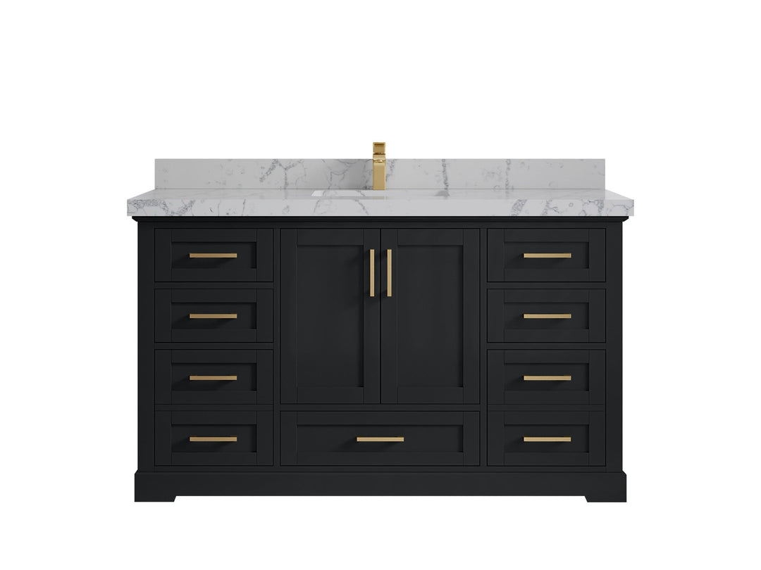 Boston 60 in. W x 22 in. D Single Sink Bathroom Vanity - Willow Bath and Vanity
