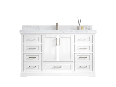 Boston 60 in. W x 22 in. D Single Sink Bathroom Vanity - Willow Bath and Vanity