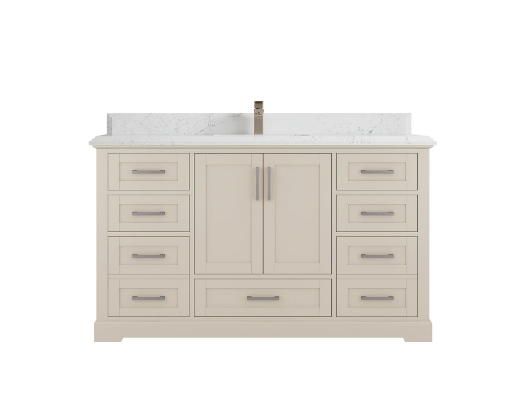 Boston 60 in. W x 22 in. D Single Sink Bathroom Vanity - Willow Bath and Vanity