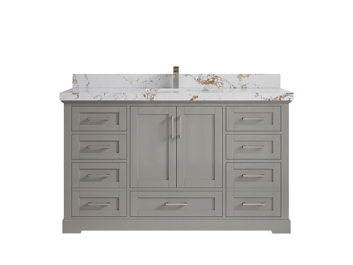 Boston 60 in. W x 22 in. D Single Sink Bathroom Vanity - photo 36