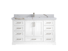 Boston 60 in. W x 22 in. D Single Sink Bathroom Vanity - photo 19