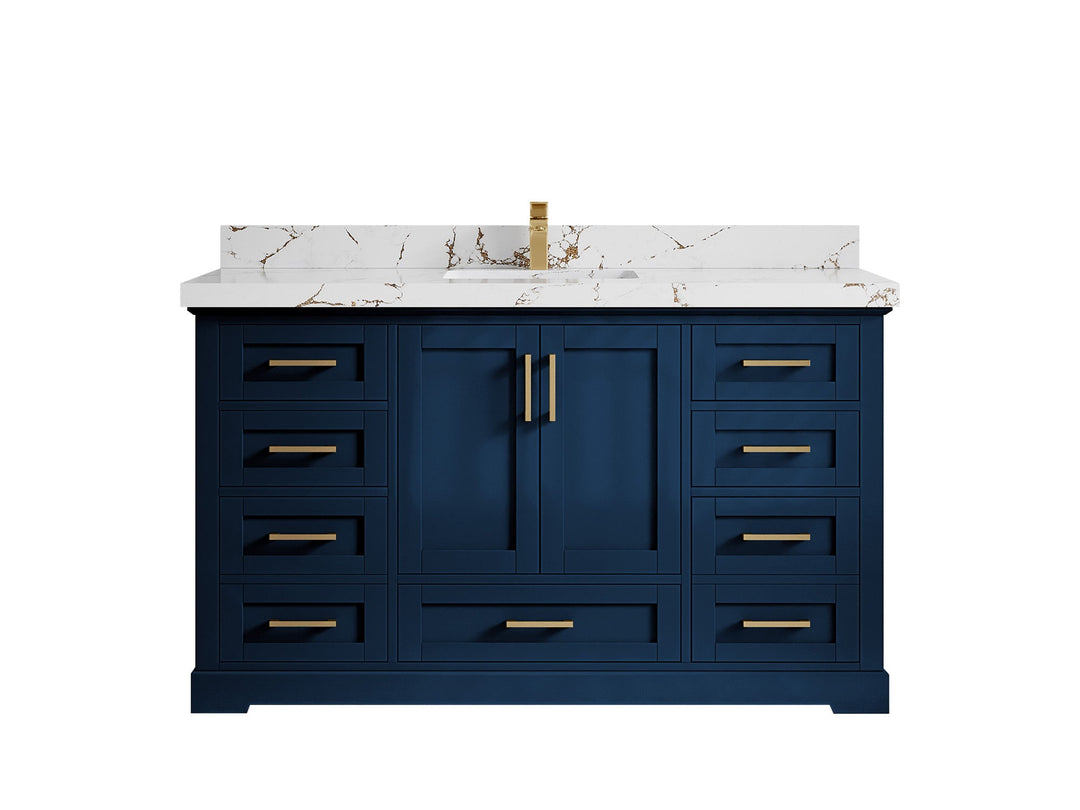 Boston 60 in. W x 22 in. D Single Sink Bathroom Vanity - Willow Bath and Vanity