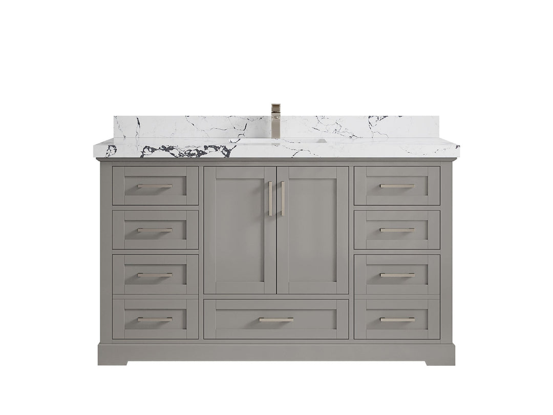 Boston 60 in. W x 22 in. D Single Sink Bathroom Vanity - Willow Bath and Vanity
