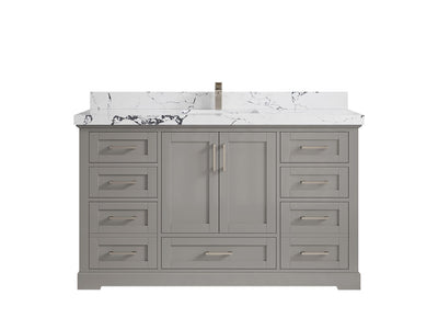 Boston 60 in. W x 22 in. D Single Sink Bathroom Vanity - Willow Bath and Vanity