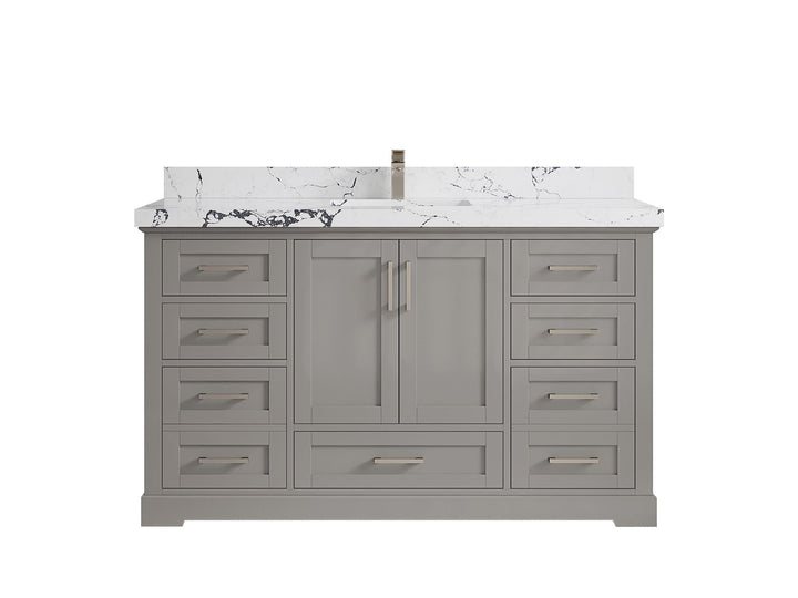 Boston 60 in. W x 22 in. D Single Sink Bathroom Vanity - photo 38