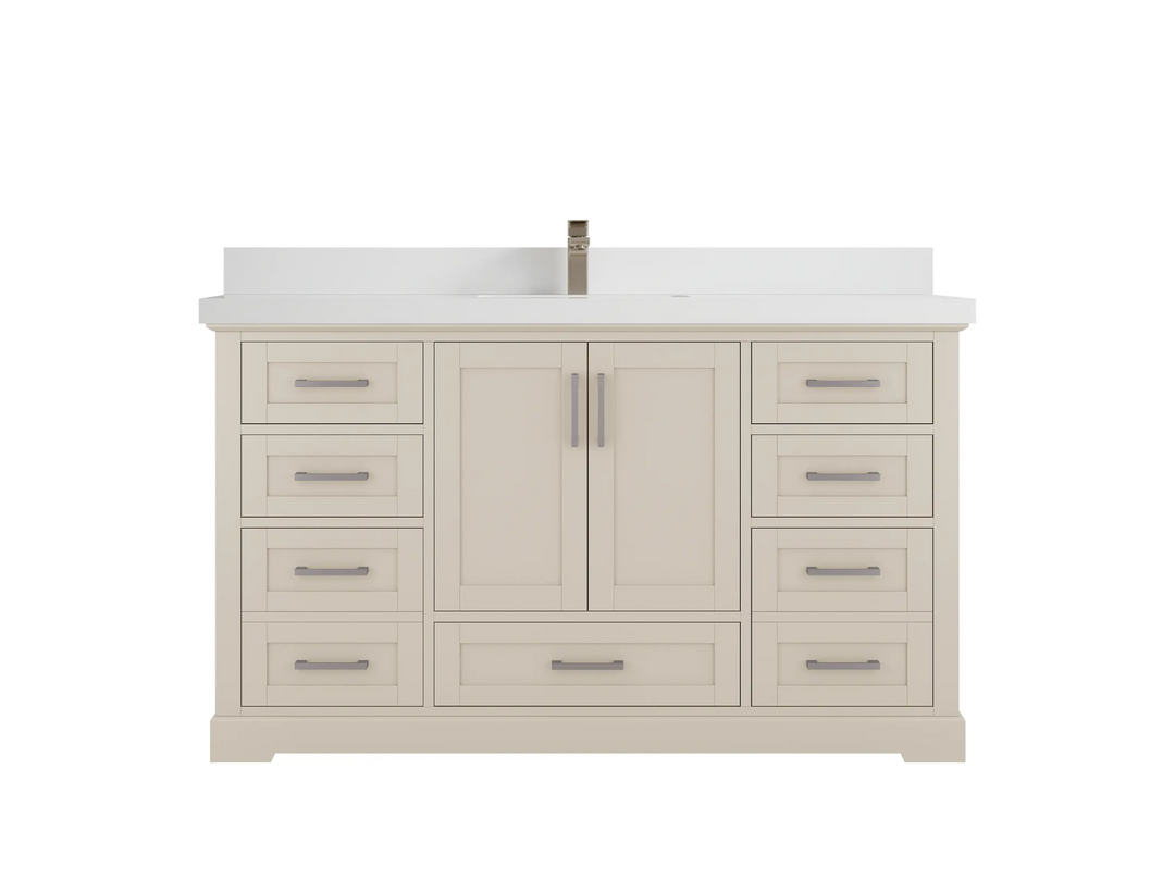 Boston 60 in. W x 22 in. D Single Sink Bathroom Vanity - Willow Bath and Vanity