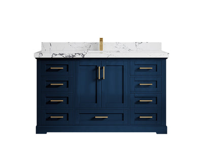 Boston 60 in. W x 22 in. D Single Sink Bathroom Vanity - Willow Bath and Vanity