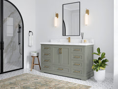 Boston 60 in. W x 22 in. D Single Sink Bathroom Vanity - photo 2