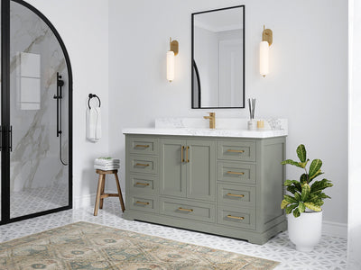 Boston 60 in. W x 22 in. D Single Sink Bathroom Vanity - Willow Bath and Vanity