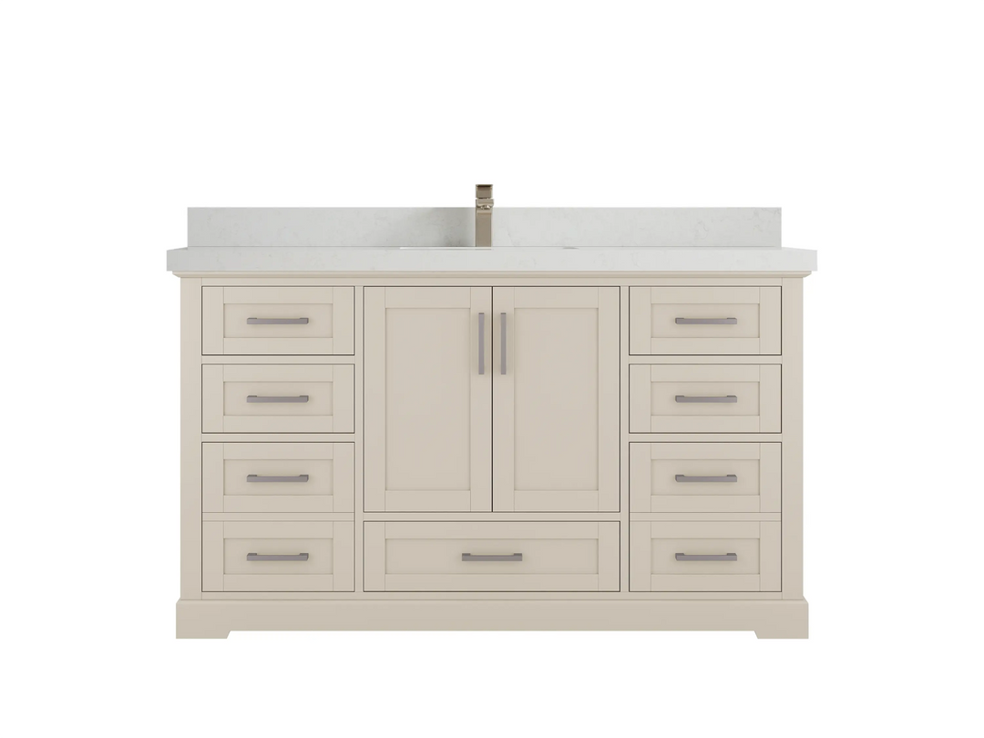 Boston 60 in. W x 22 in. D Single Sink Bathroom Vanity - Willow Bath and Vanity
