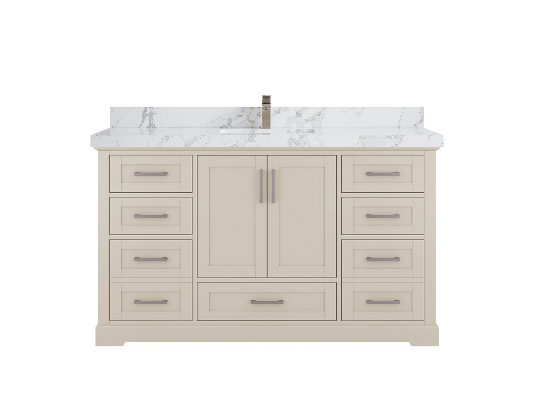 Boston 60 in. W x 22 in. D Single Sink Bathroom Vanity - Willow Bath and Vanity