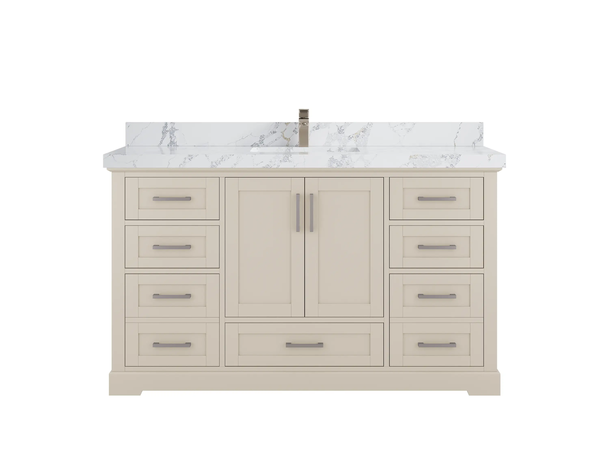 Boston 60 in. W x 22 in. D Single Sink Bathroom Vanity - Willow Bath and Vanity
