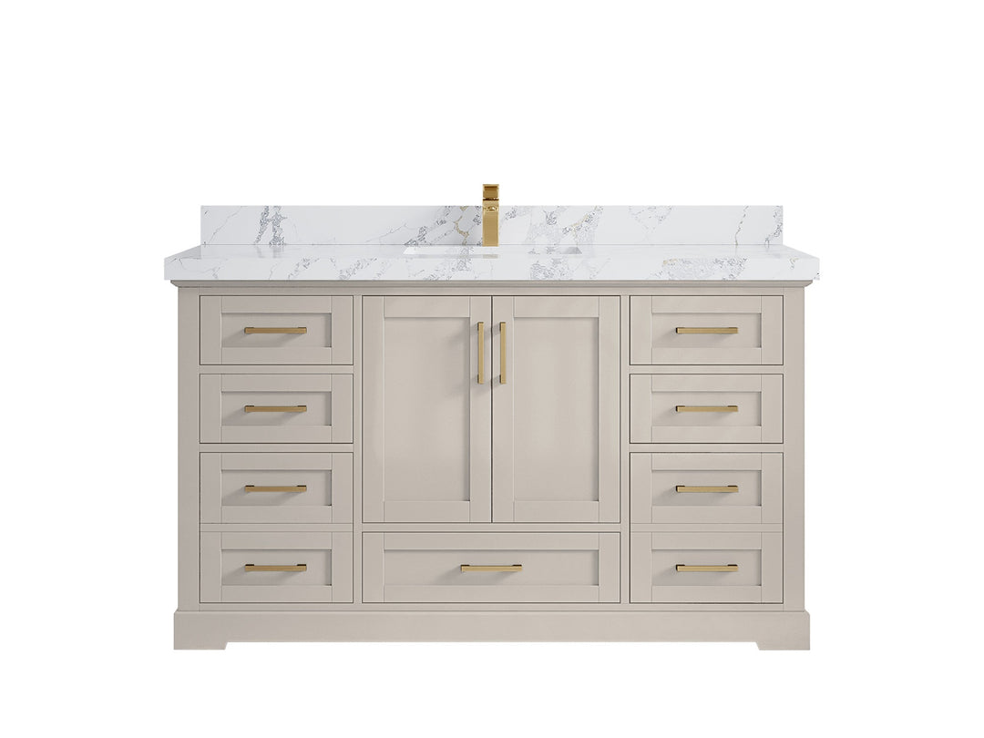 Boston 60 in. W x 22 in. D Single Sink Bathroom Vanity - Willow Bath and Vanity