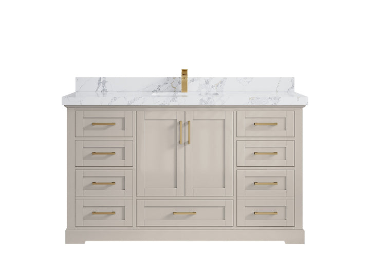 Boston 60 in. W x 22 in. D Single Sink Bathroom Vanity - photo 25