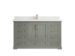 Boston 60 in. W x 22 in. D Single Sink Bathroom Vanity - photo 22
