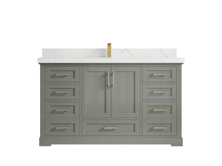 Boston 60 in. W x 22 in. D Single Sink Bathroom Vanity - photo 22