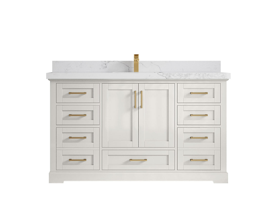 Boston 60 in. W x 22 in. D Single Sink Bathroom Vanity - Willow Bath and Vanity