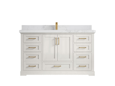 Boston 60 in. W x 22 in. D Single Sink Bathroom Vanity - Willow Bath and Vanity