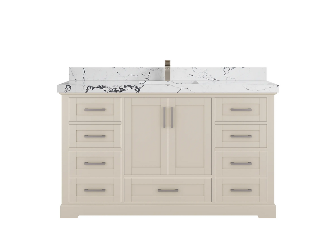 Boston 60 in. W x 22 in. D Single Sink Bathroom Vanity - Willow Bath and Vanity