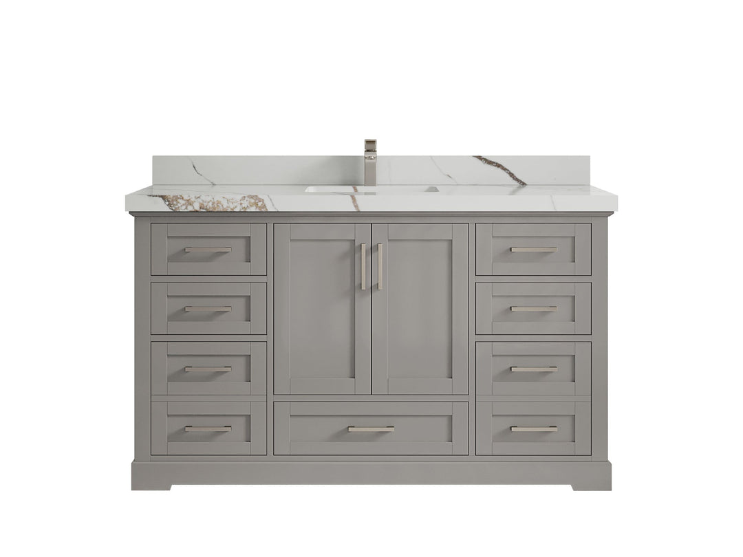Boston 60 in. W x 22 in. D Single Sink Bathroom Vanity - Willow Bath and Vanity