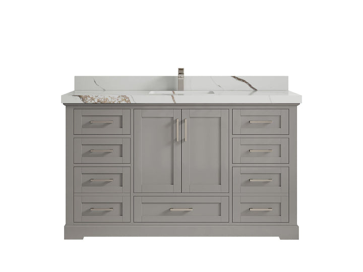 Boston 60 in. W x 22 in. D Single Sink Bathroom Vanity - photo 20