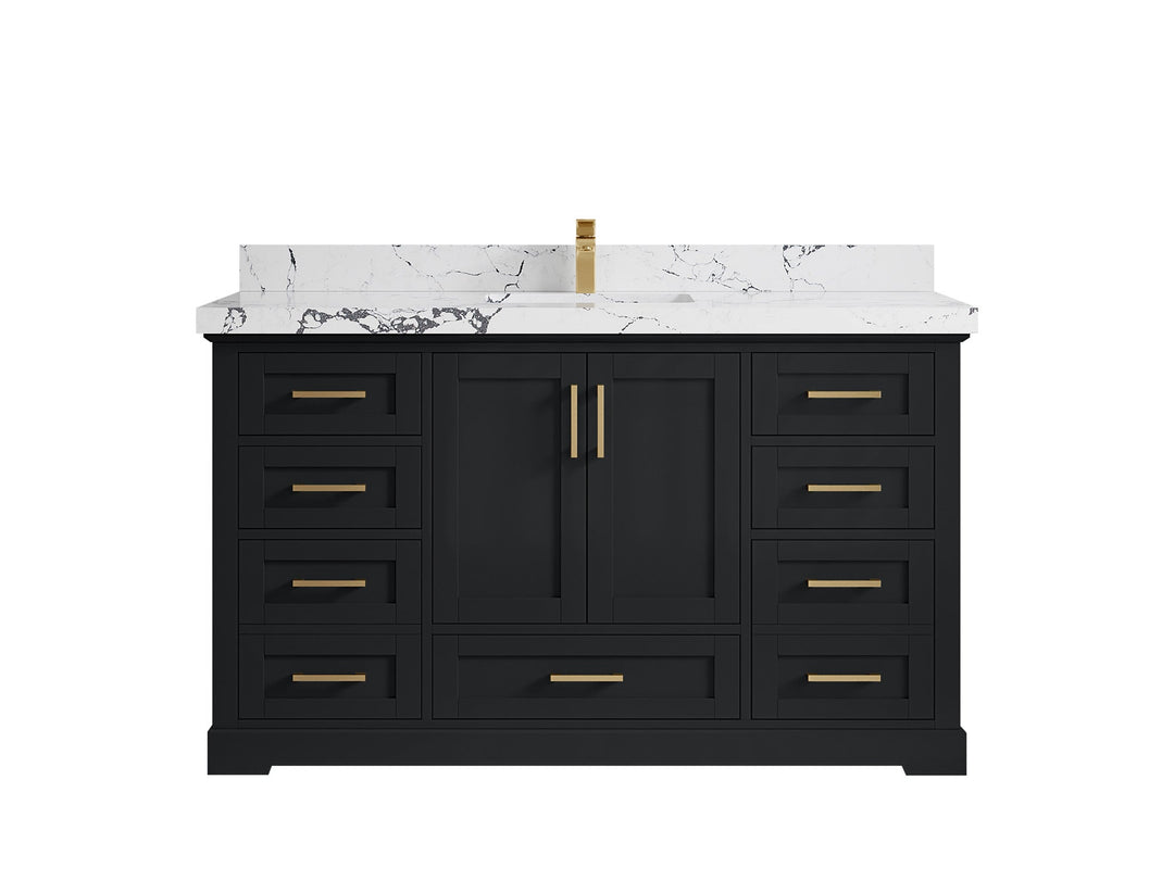 Boston 60 in. W x 22 in. D Single Sink Bathroom Vanity - Willow Bath and Vanity