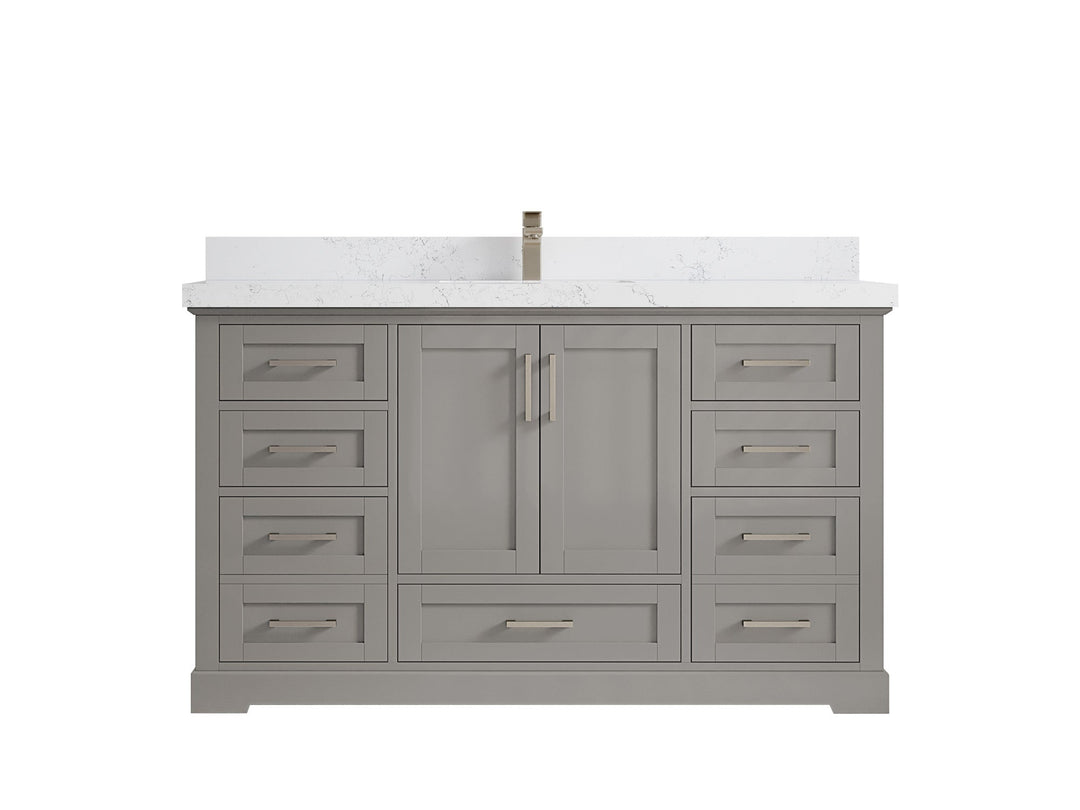 Boston 60 in. W x 22 in. D Single Sink Bathroom Vanity - Willow Bath and Vanity