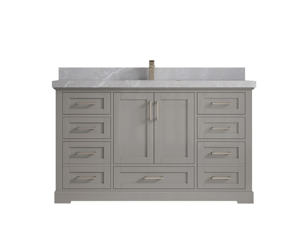 Boston 60 in. W x 22 in. D Single Sink Bathroom Vanity - Willow Bath and Vanity