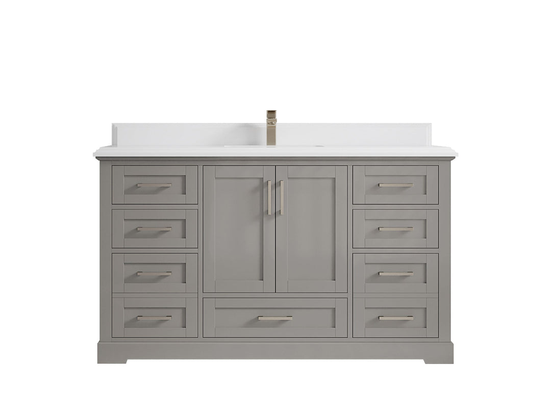 Boston 60 in. W x 22 in. D Single Sink Bathroom Vanity - Willow Bath and Vanity