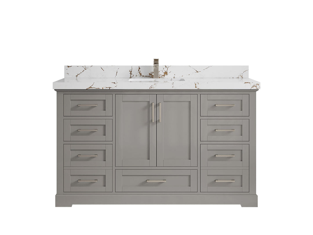 Boston 60 in. W x 22 in. D Single Sink Bathroom Vanity - Willow Bath and Vanity