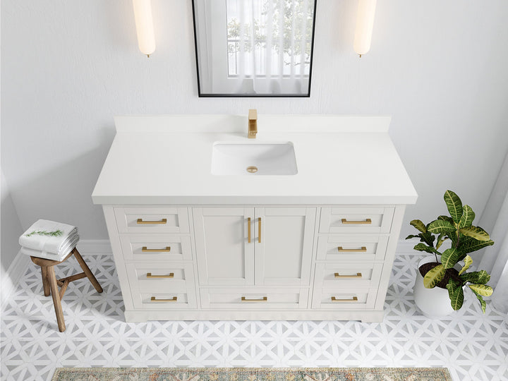 Boston 60 in. W x 22 in. D Single Sink Bathroom Vanity - photo 42