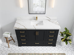 Boston 60 in. W x 22 in. D Single Sink Bathroom Vanity - photo 18