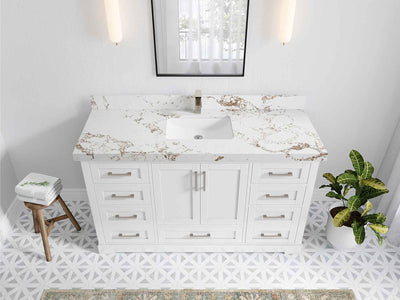 Boston 60 in. W x 22 in. D Single Sink Bathroom Vanity - Willow Bath and Vanity