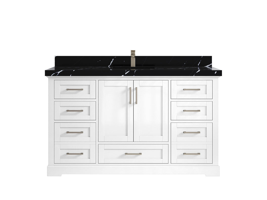 Boston 60 in. W x 22 in. D Single Sink Bathroom Vanity - Willow Bath and Vanity