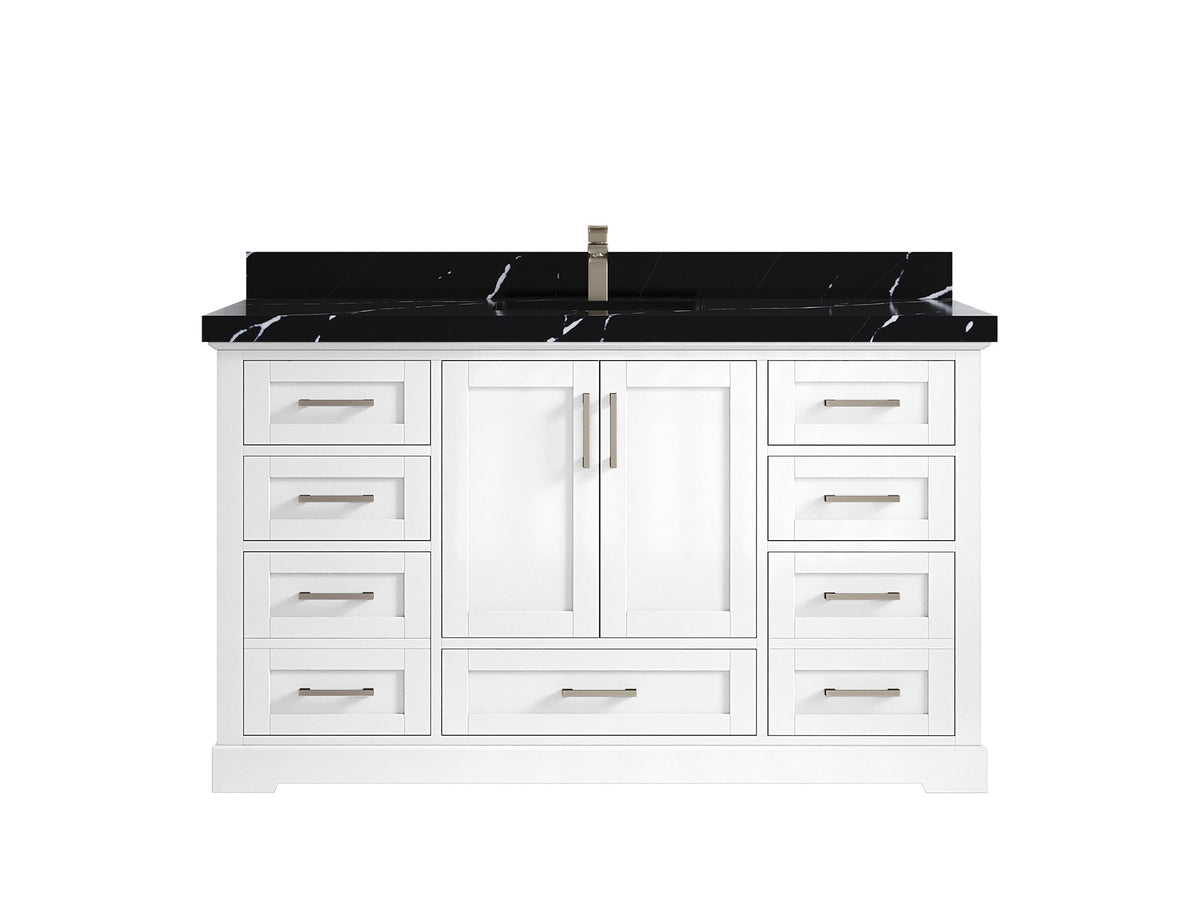 Boston 60 in. W x 22 in. D Single Sink Bathroom Vanity - Willow Bath and Vanity