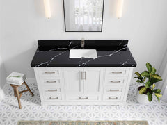 Boston 60 in. W x 22 in. D Single Sink Bathroom Vanity - photo 16