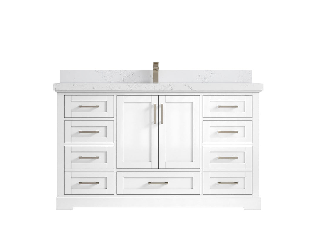 Boston 60 in. W x 22 in. D Single Sink Bathroom Vanity - Willow Bath and Vanity
