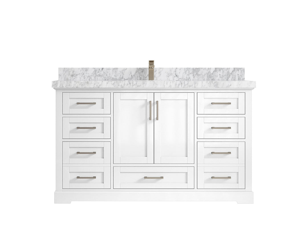 Boston 60 in. W x 22 in. D Single Sink Bathroom Vanity - Willow Bath and Vanity