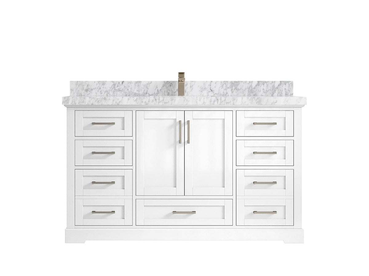 Boston 60 in. W x 22 in. D Single Sink Bathroom Vanity - Willow Bath and Vanity