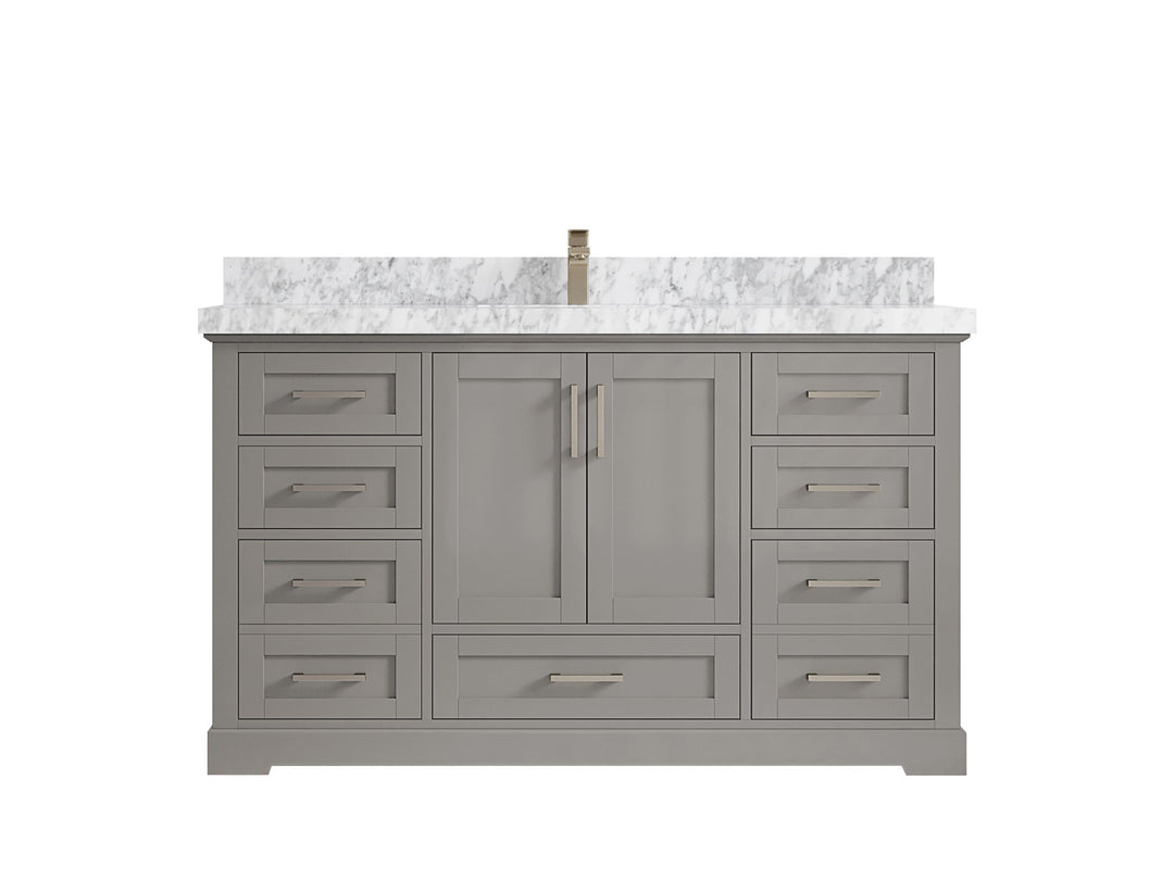 Boston 60 in. W x 22 in. D Single Sink Bathroom Vanity - Willow Bath and Vanity