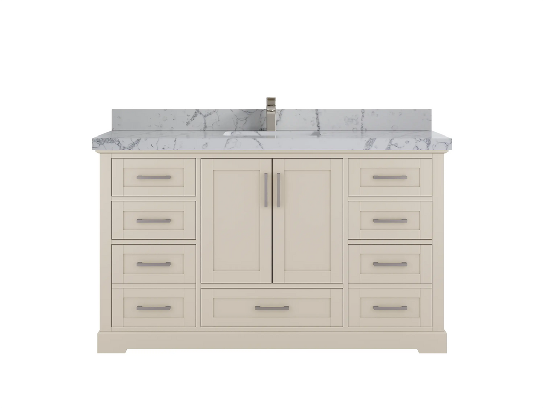 Boston 60 in. W x 22 in. D Single Sink Bathroom Vanity - Willow Bath and Vanity