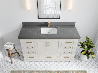 Boston 60 in. W x 22 in. D Single Sink Bathroom Vanity - Willow Bath and Vanity